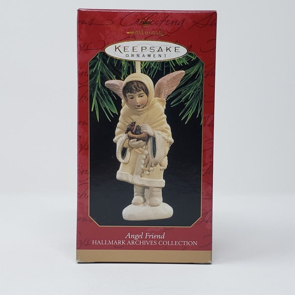 1997 Hallmark Angel Friend Handcrafted Keepsake Holiday Christmas Ornament.